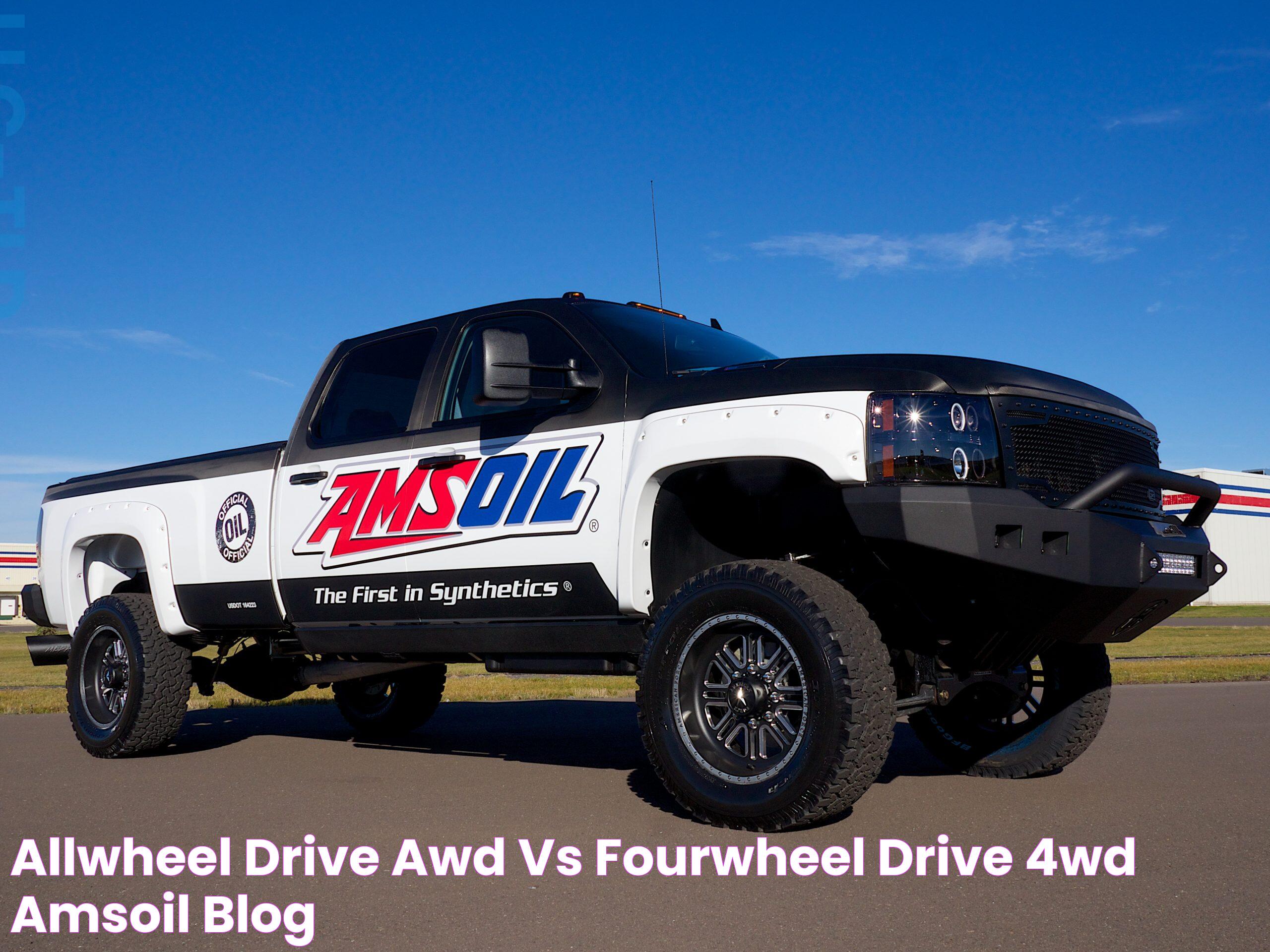 All Wheel Vs Four Wheel Drive: Performance, Efficiency, And Safety