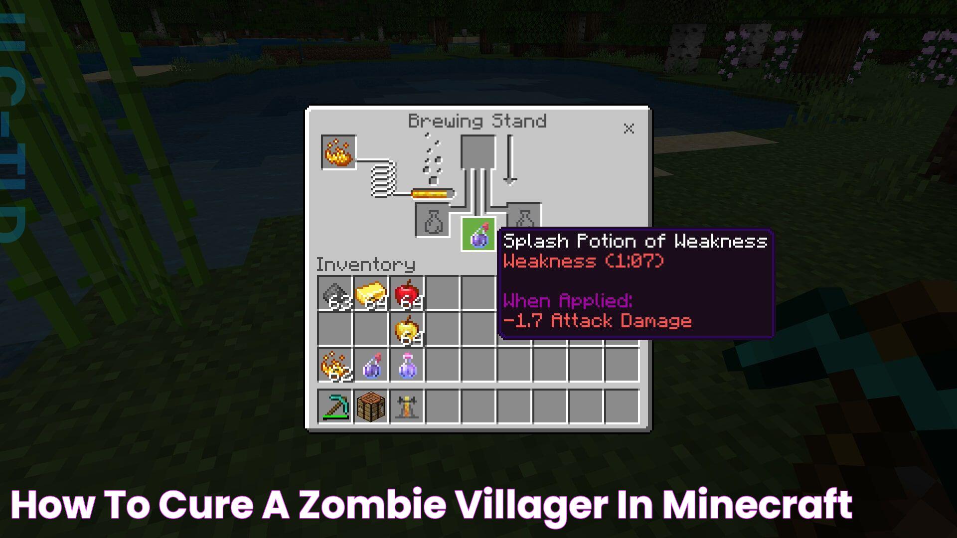 Mastering The Art Of Zombie Villager Transformation: A Guide To Cure A Zombie Villager