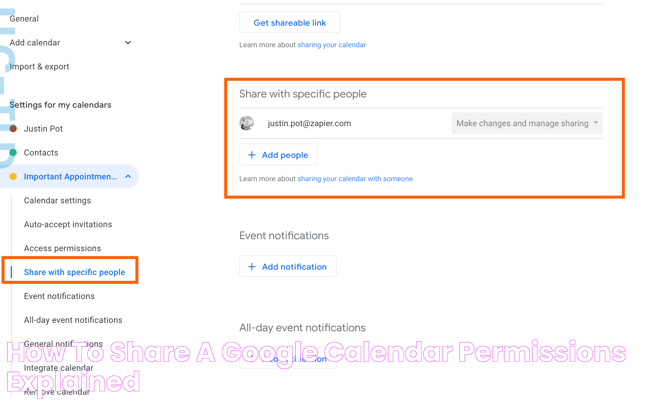 Effortless Ways To Share A Google Calendar With Someone