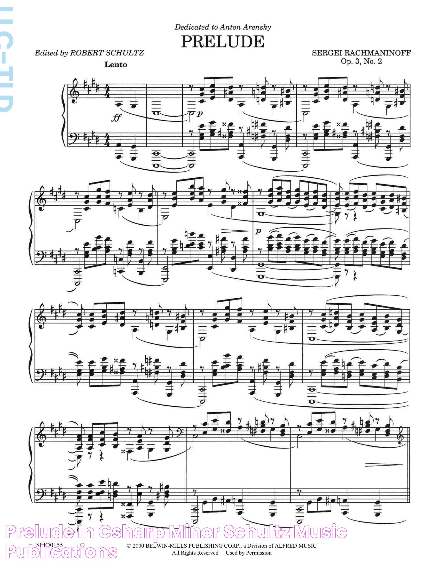 Prelude In C Sharp Minor: A Timeless Musical Masterpiece