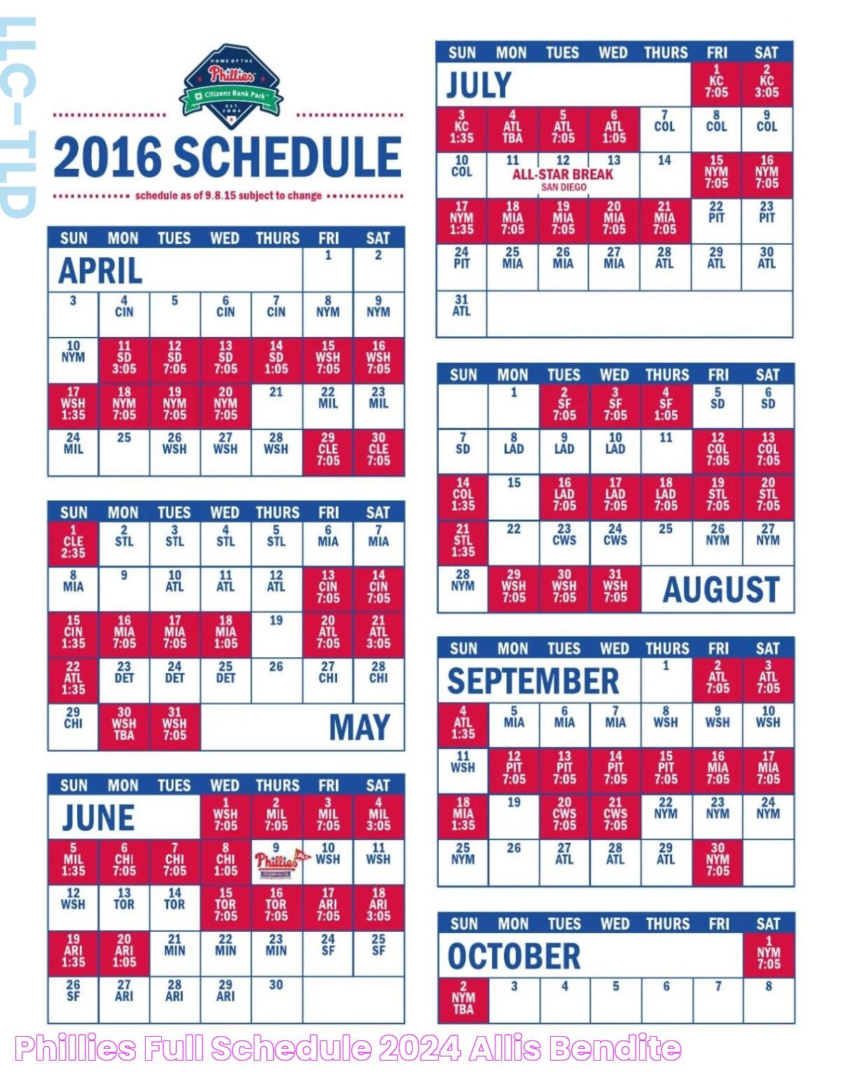 Philadelphia Phillies Schedule: Your Ultimate Guide For The Season