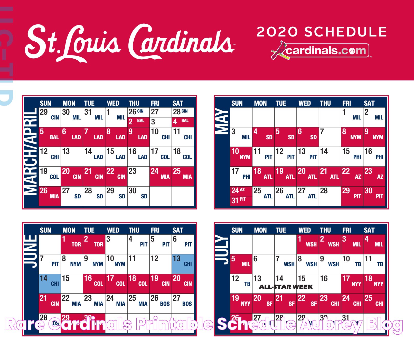 Everything You Need To Know About Cardinals Schedule In 2023