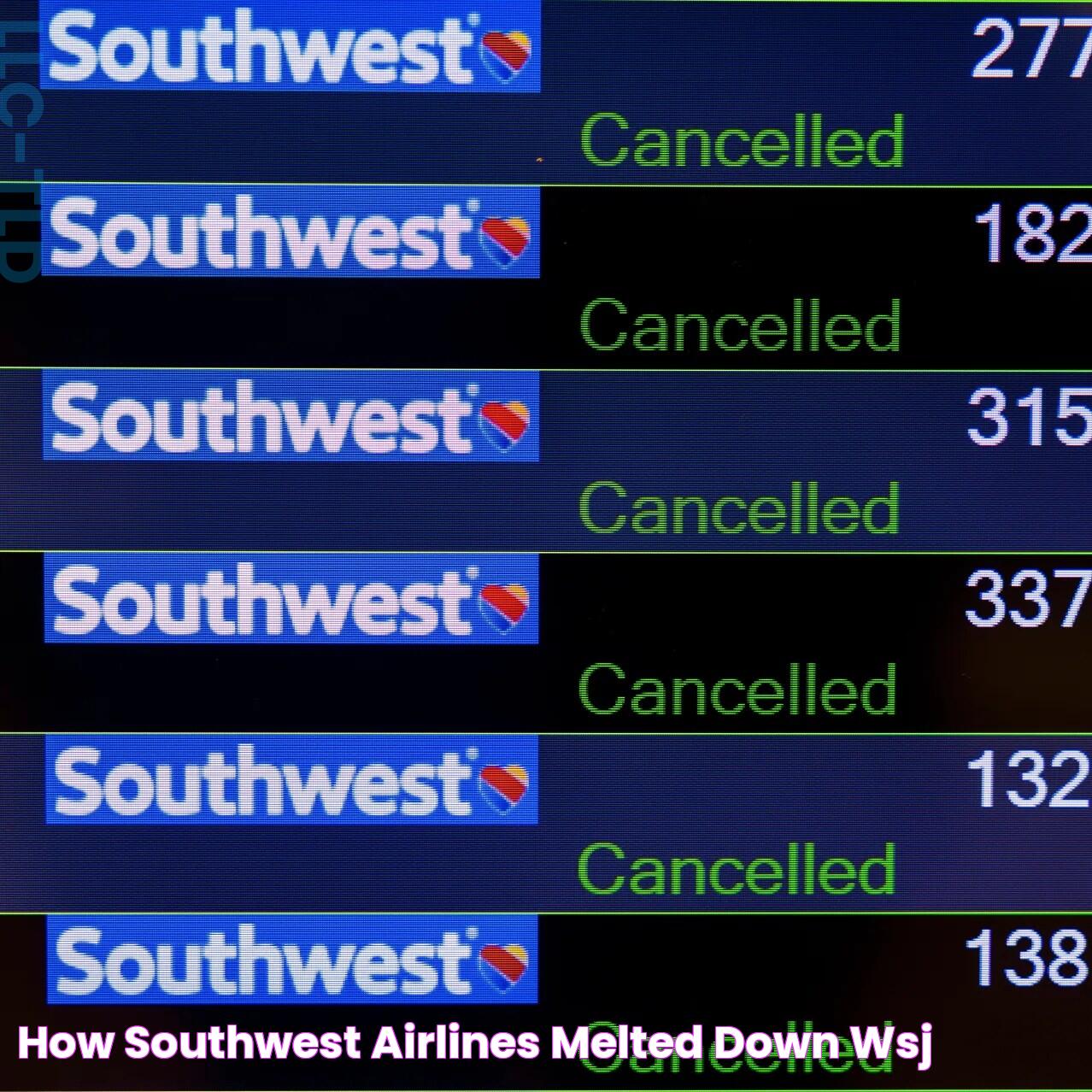 Shocking News: 1 000 Southwest Flights Cancelled Today Due To Unexpected Circumstances