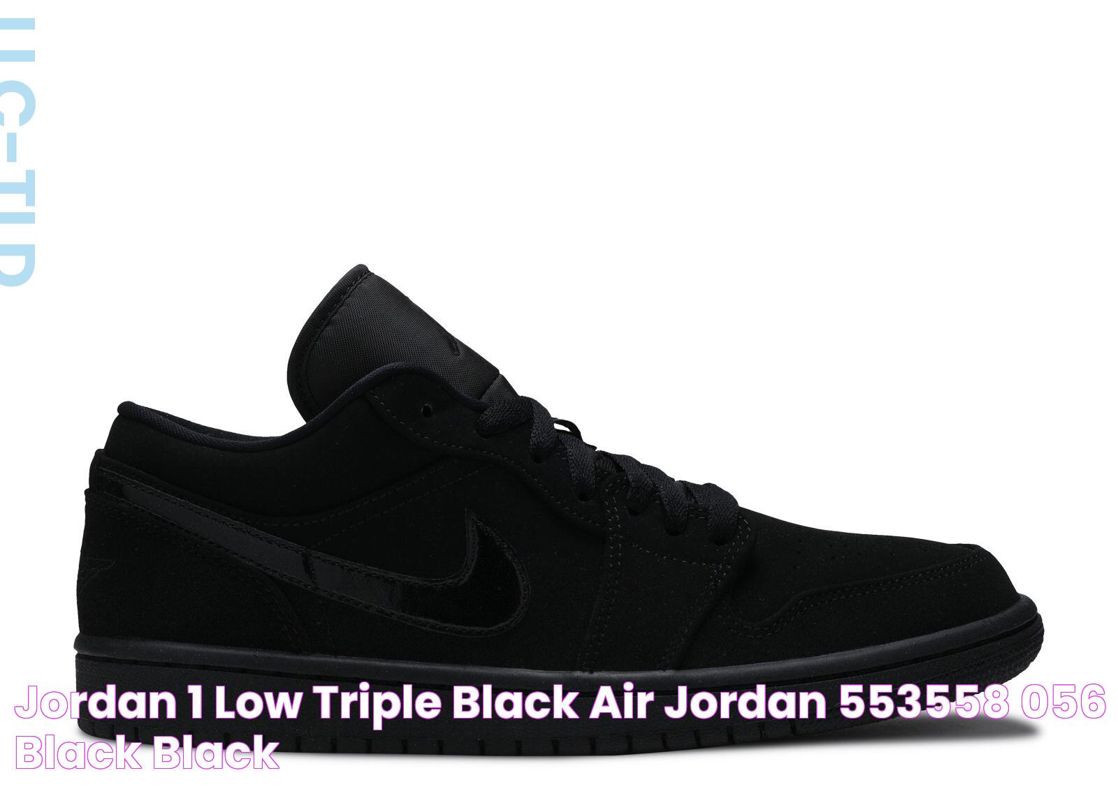 Jordan 1 Black Black Black: The Ultimate Style Icon For Sneaker Enthusiasts