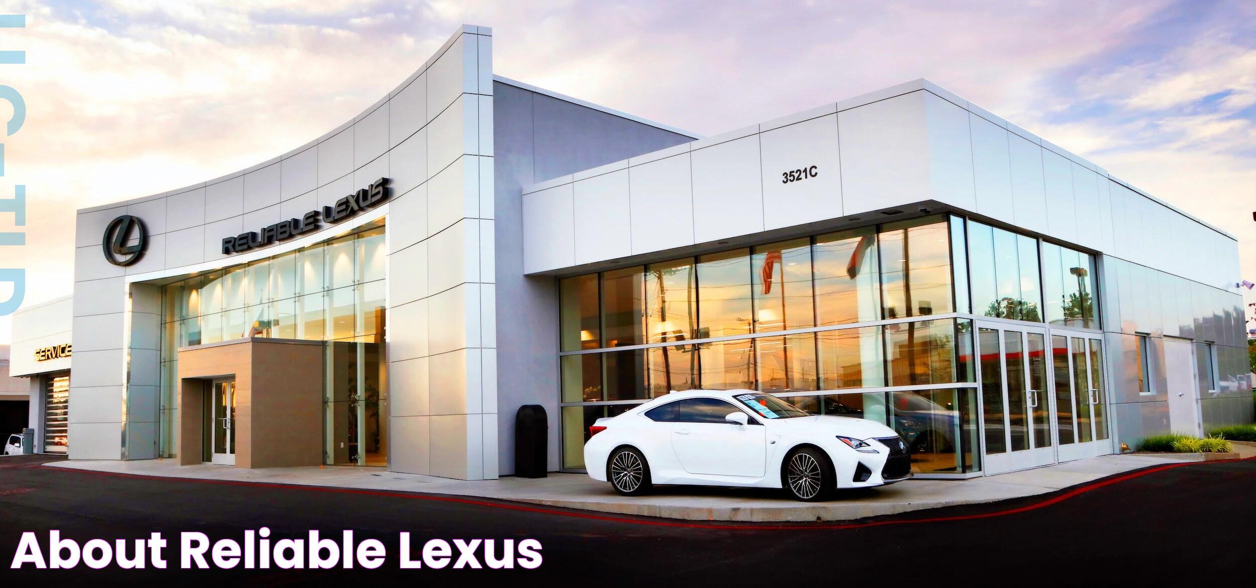 Reliability Of Lexus: A Deep Dive Into Longevity And Performance