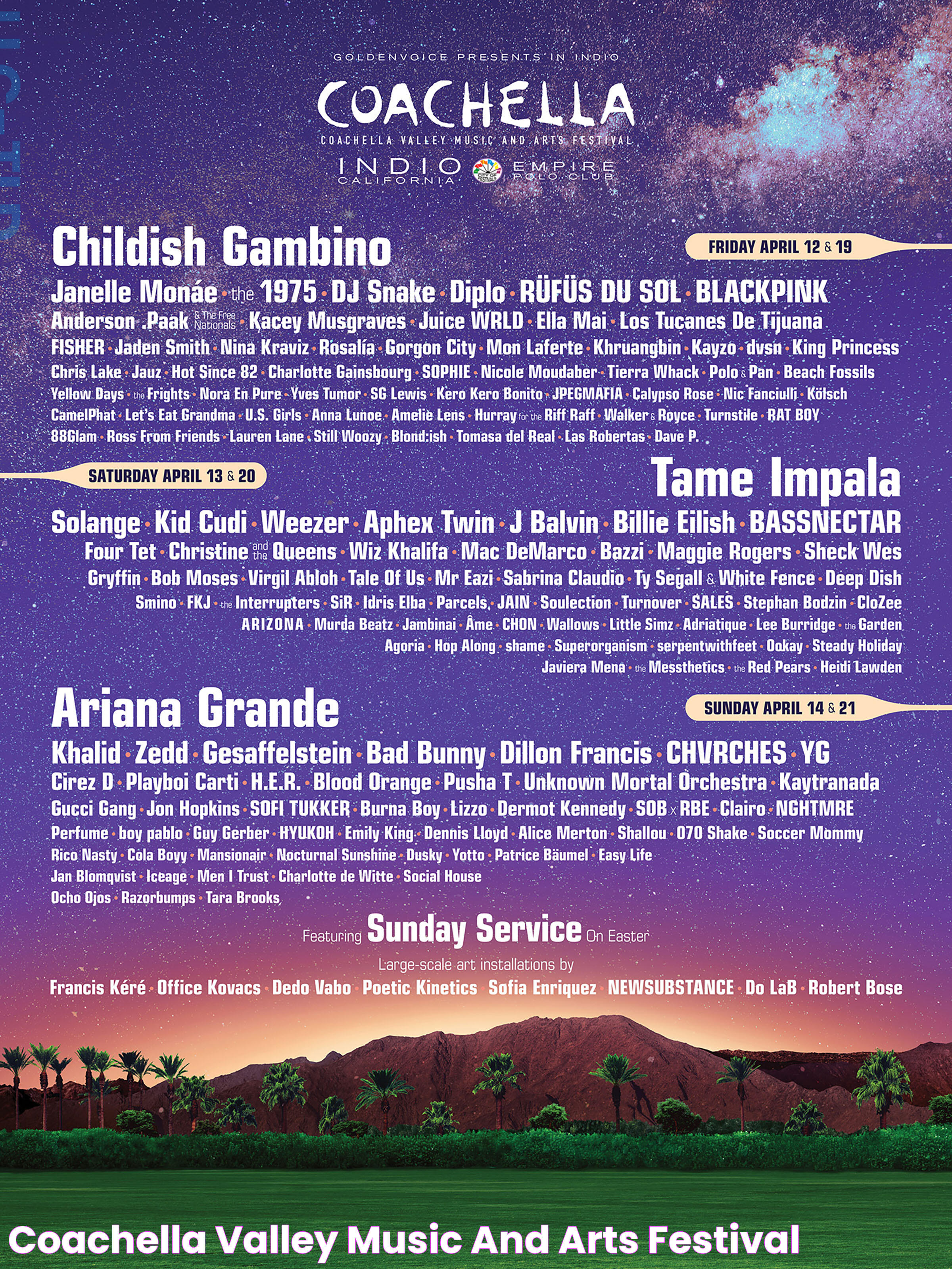 Ultimate Guide To The Coachella Line Up: 2024's Must-See Acts And Highlights