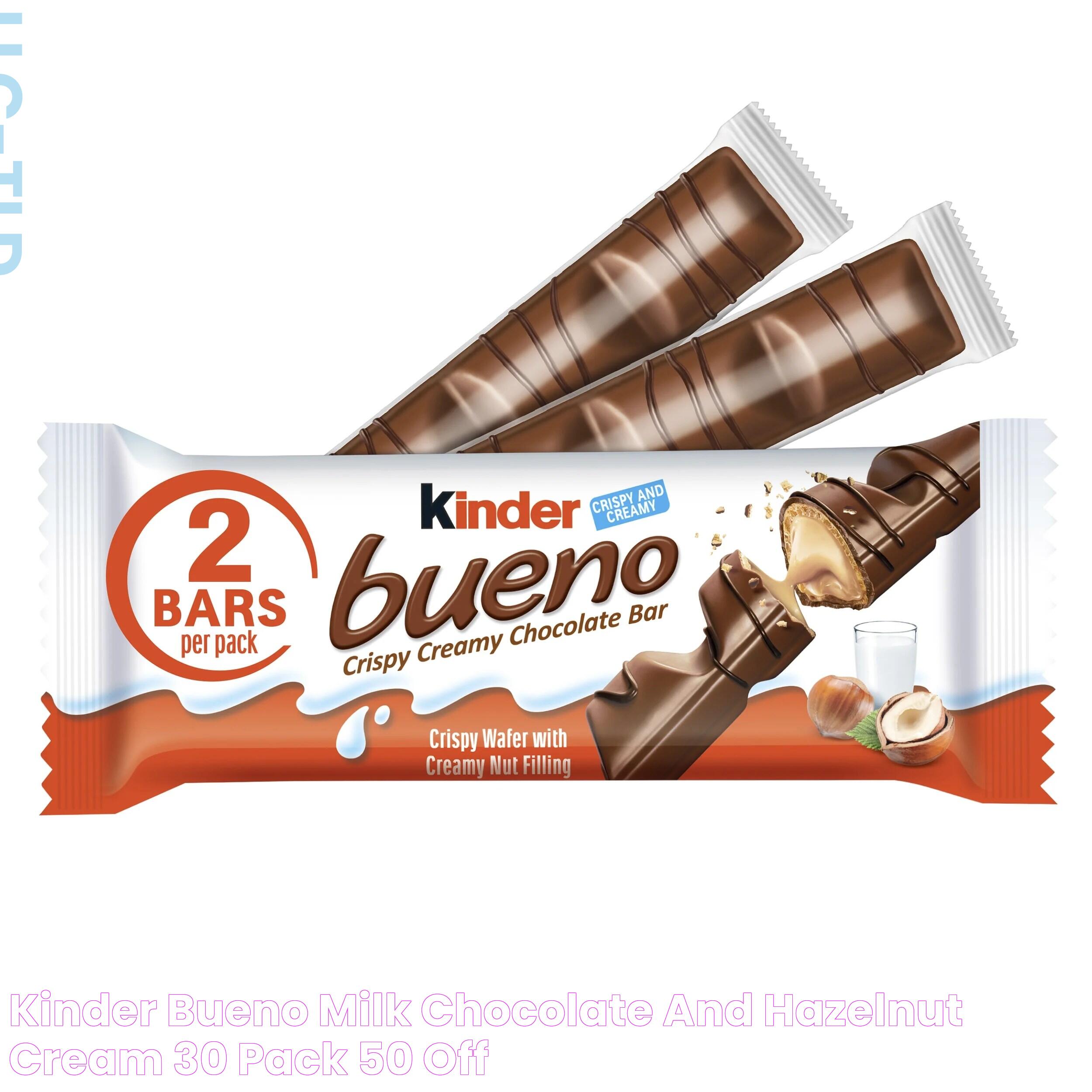 Delicious Delight: The Sweet Magic Of Kinder Bueno