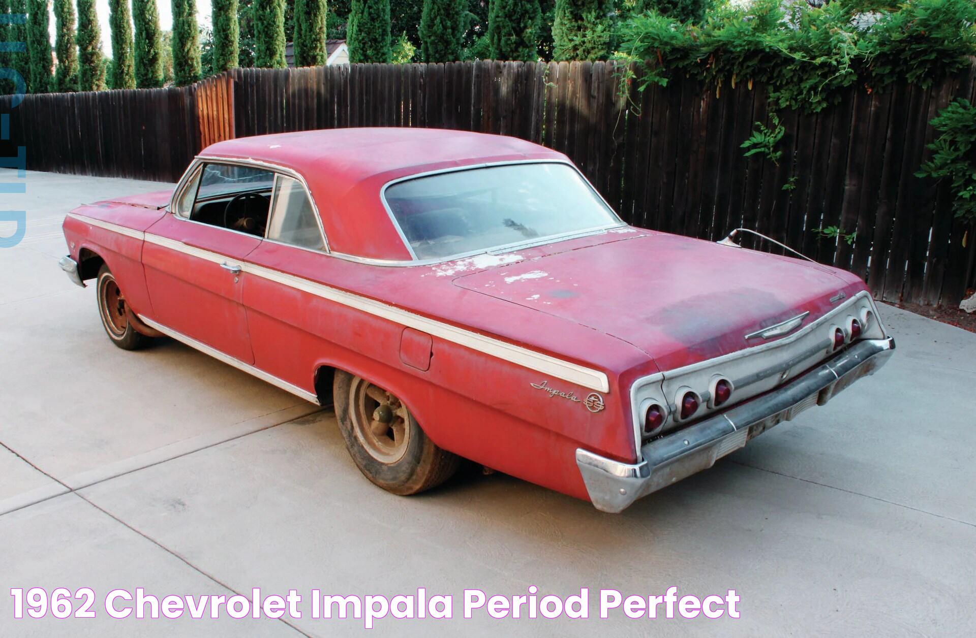 Timeless Appeal Of The 1962 Impala: A Classic Car Icon