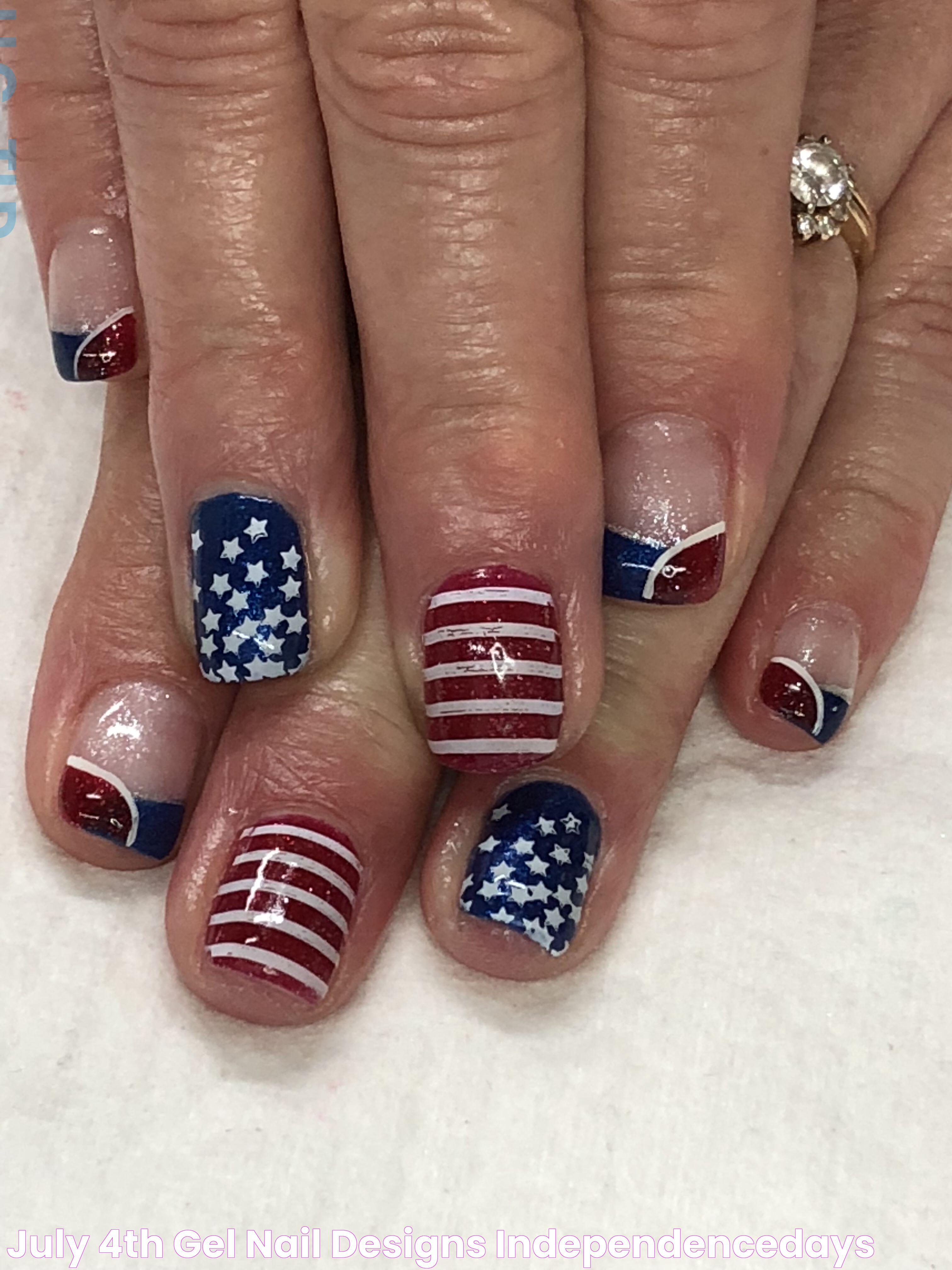 Exciting 4th Of July Gel Nail Ideas For Patriotic Celebrations