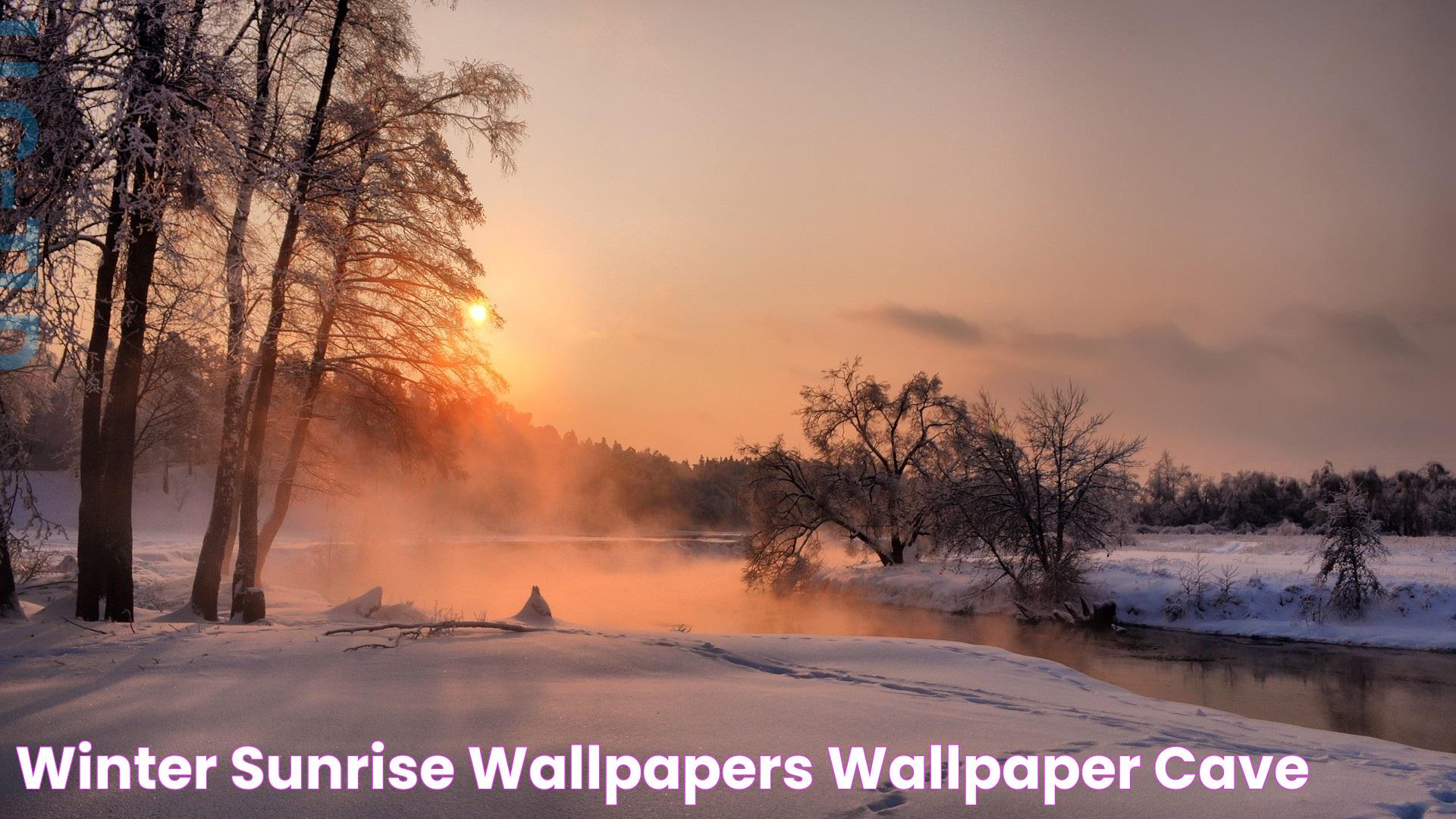 Enchanting Visuals Of Winter Sunrises: A Beautiful Symphony Of Colors