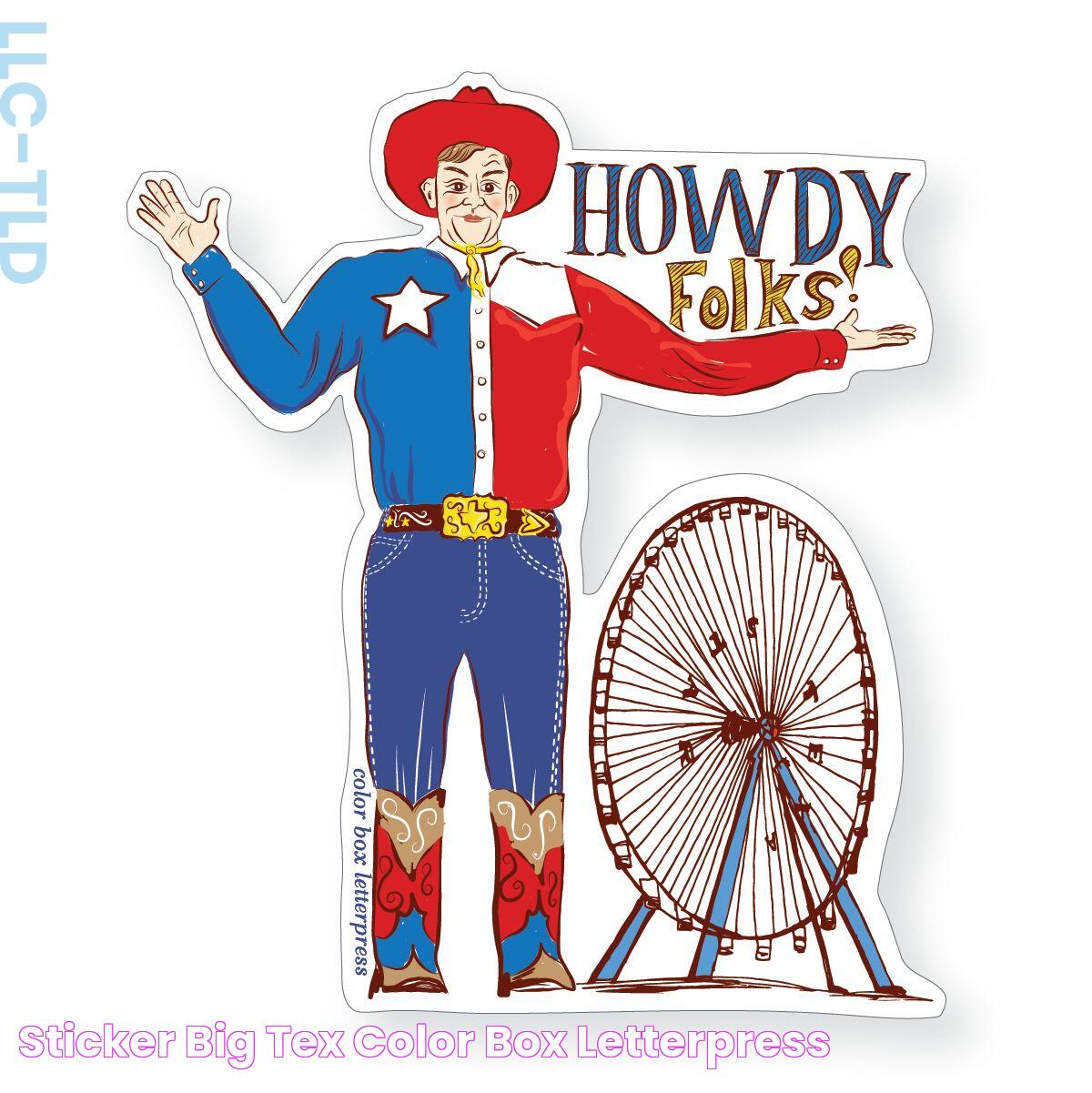 Big Tex: The Iconic Symbol Of The Texas State Fair