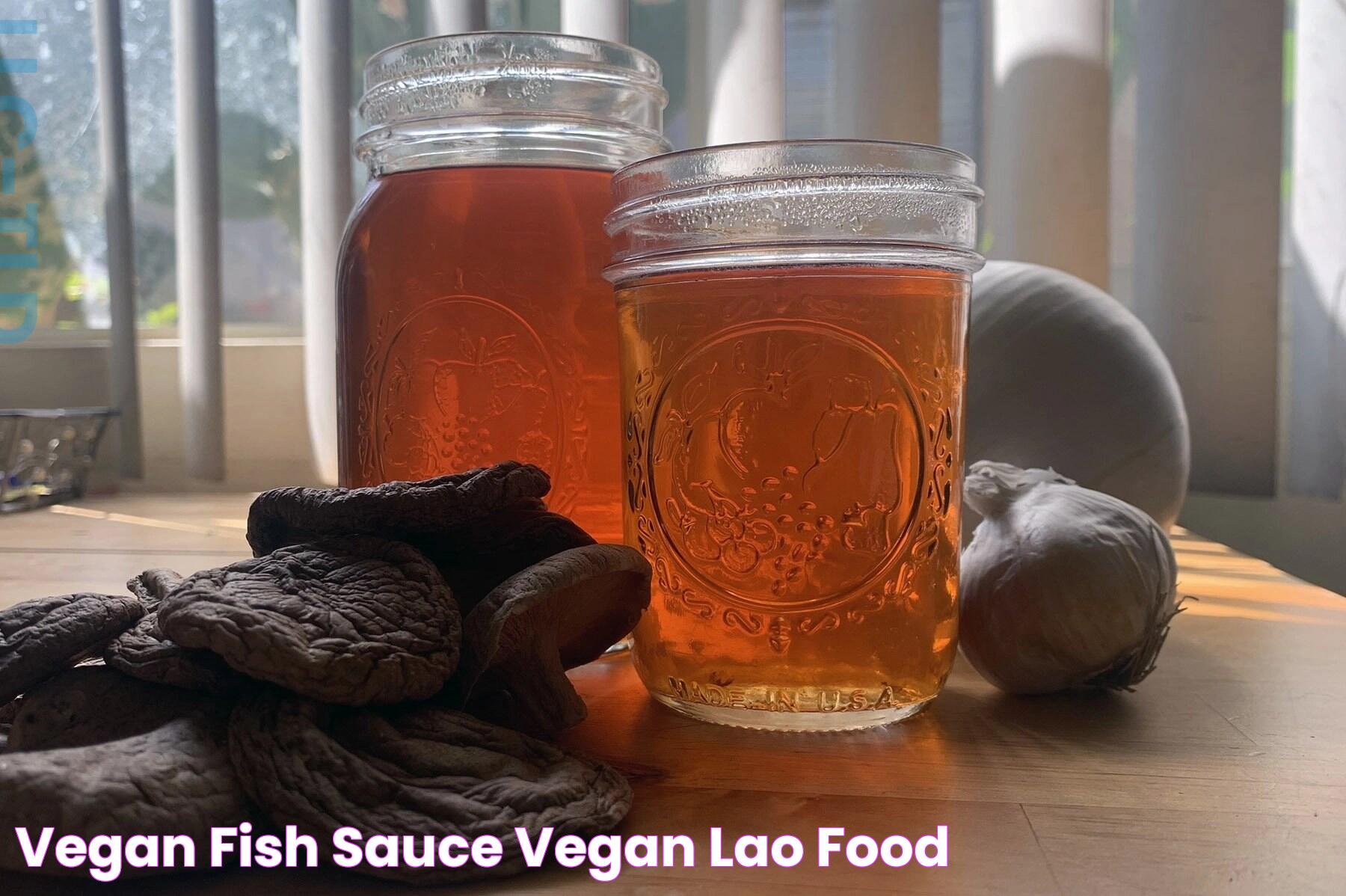 Vegan Fish Sauce: A Flavorful Alternative For Plant-Based Cuisines