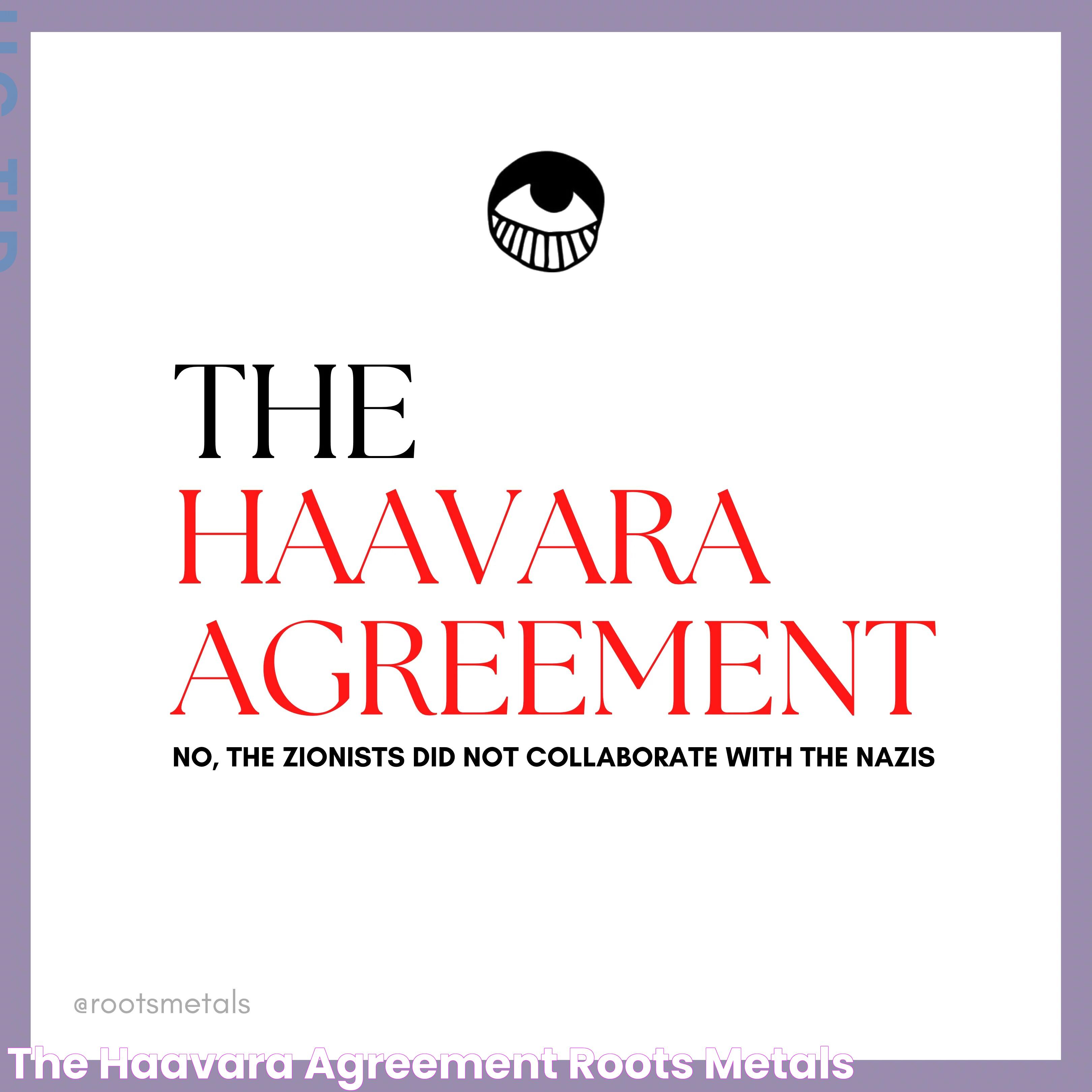 Haavara Agreement: A Historical Accord Influencing Jewish Migration