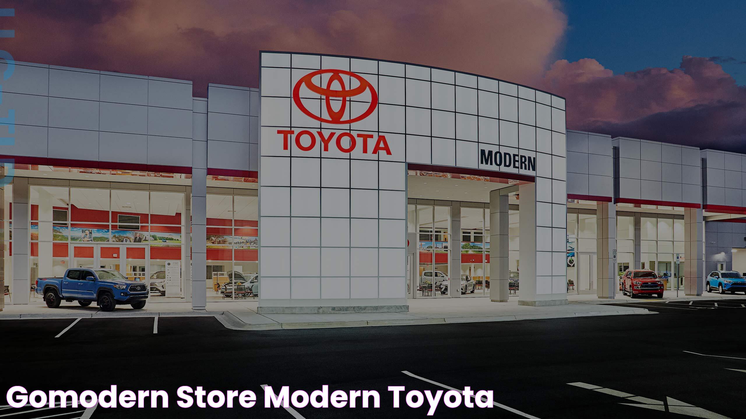 All-New Modern Toyota: A Revolution In Automotive Excellence